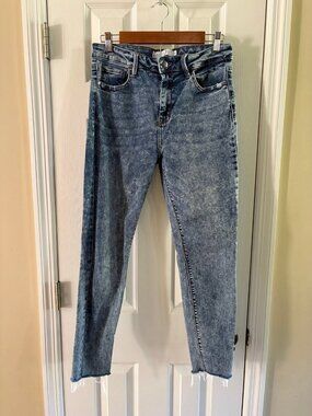 CJLA Carly Jean Los Angeles Womens Jeans Skinny Acid Washed